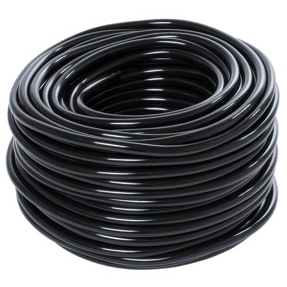 Active Aqua Black Tubing - 3/16-in ID - 100-ft
