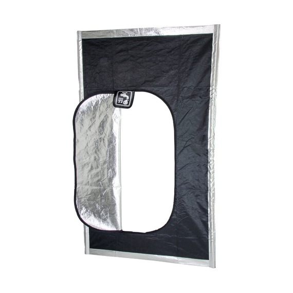 Black Hatch Zipper Door