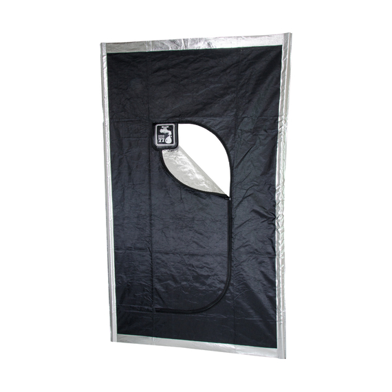 Black Hatch Zipper Door