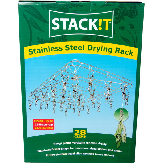 STACK!T 28 Clip Stainless Steel Drying Rack