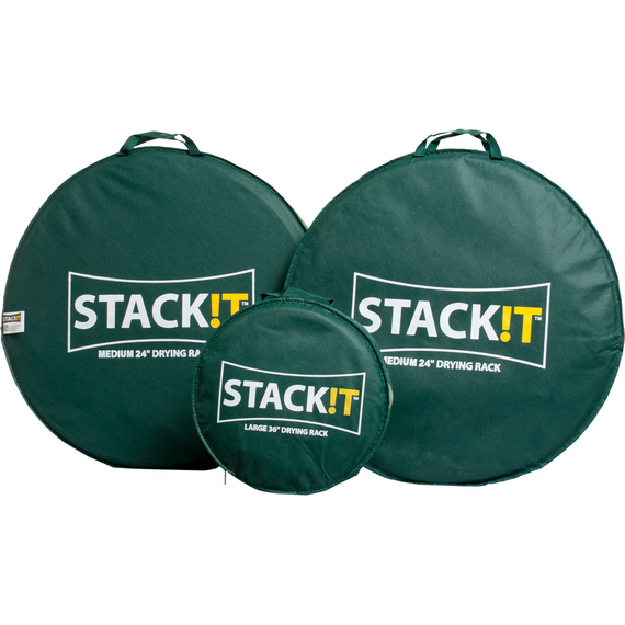 STACK!T Drying Rack w/Clips, 3 ft - Now With Center Support Strap
