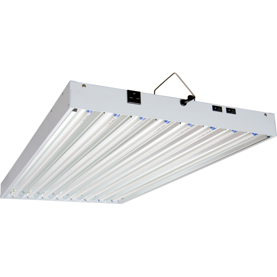 Agrobrite T5 432W 4' 8-Tube Fixture with Lamps, 240V