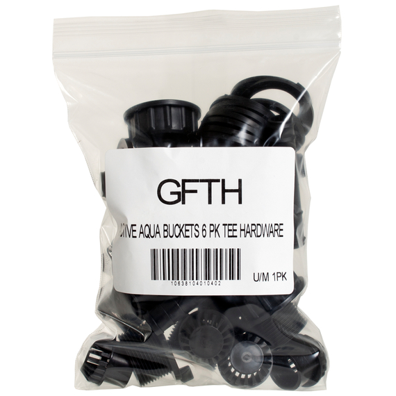 Active Aqua Grow Flow Tee Hardware Kit, pack of 6