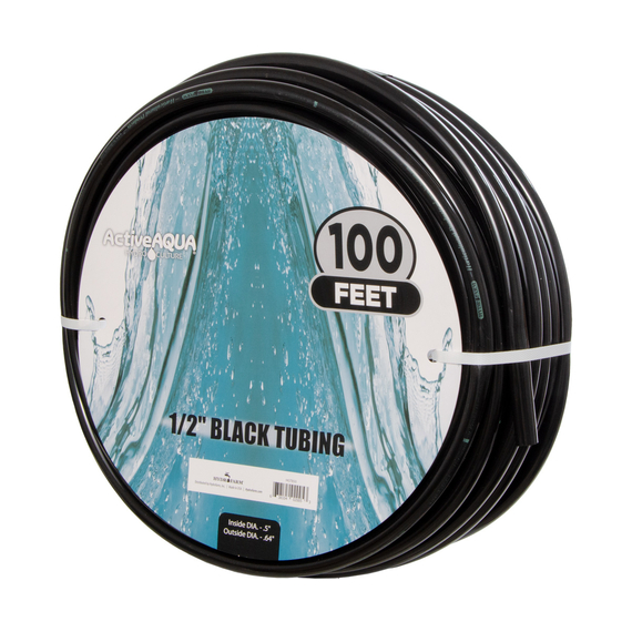 1" ID Black Tubing 100'