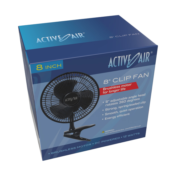 Active Air 8" Clip Fan, 10W