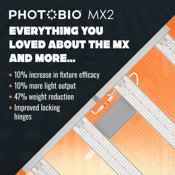 PHOTOBIO MX2 LED, 680W, 100-277V S4 w/ iLOC  (10' Leads Cord)
