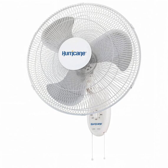 Hurricane Supreme Oscillating Wall Mount Fan - 18-in