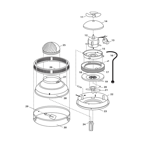 Active Air Commercial Humidifier, 200 Pint