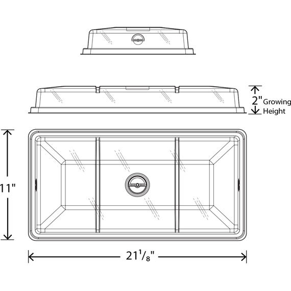 Vented Humidity Dome, 2"