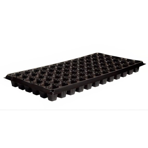 Hydrofarm Heavy Duty 72-Cell Square Plug Flat Insert - BPA-Free - Reusable