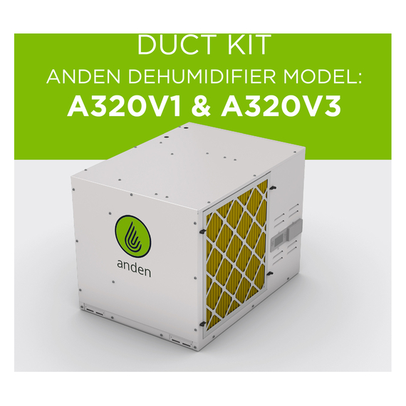 Anden Duct Kit for Anden Dehumidifier Model A320V1 & A320V3