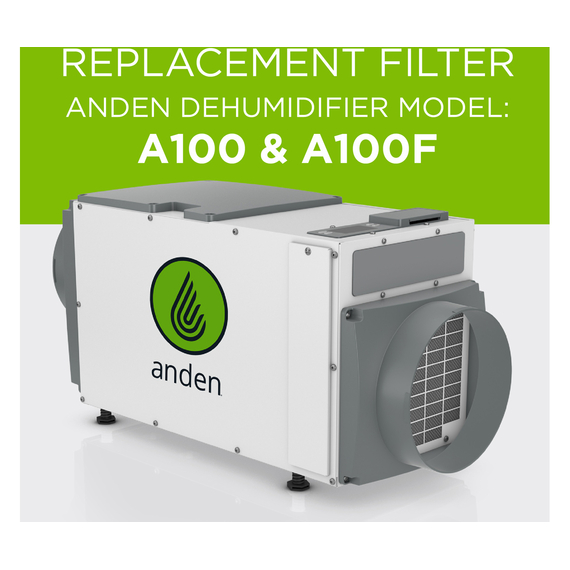 Anden 5895 Replacement Filter for A100 and A100F Dehumidifiers