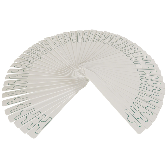Hydrofarm Plastic Plant Marker, White, 6" x 5/8", pack of 50