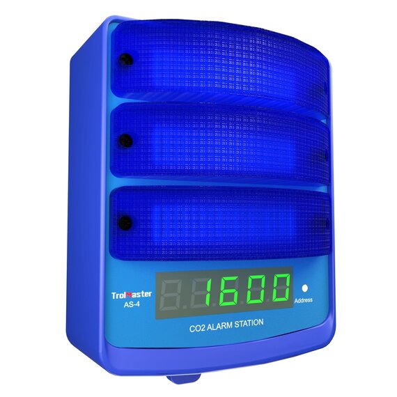TrolMaster AS-4 CO2 Alarm Station - Blue Light
