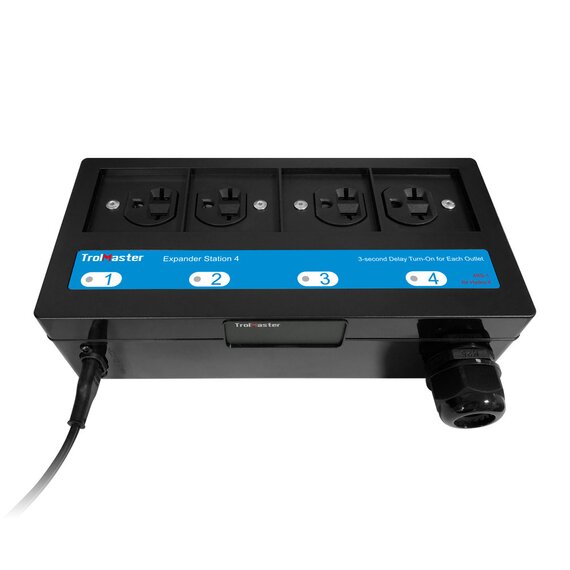 TrolMaster 4RS-1 240V Expander Station with Trigger Cable - 4-Outlet