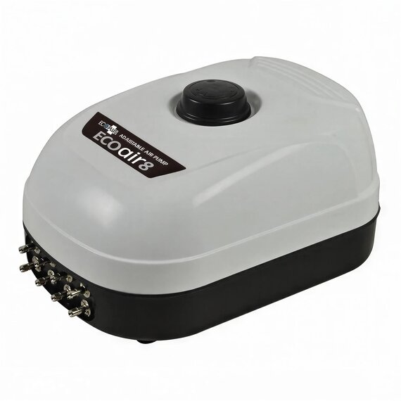 EcoPlus Eco Air 8 Adjustable Air Pump - 380 GPH - 8-Outlet