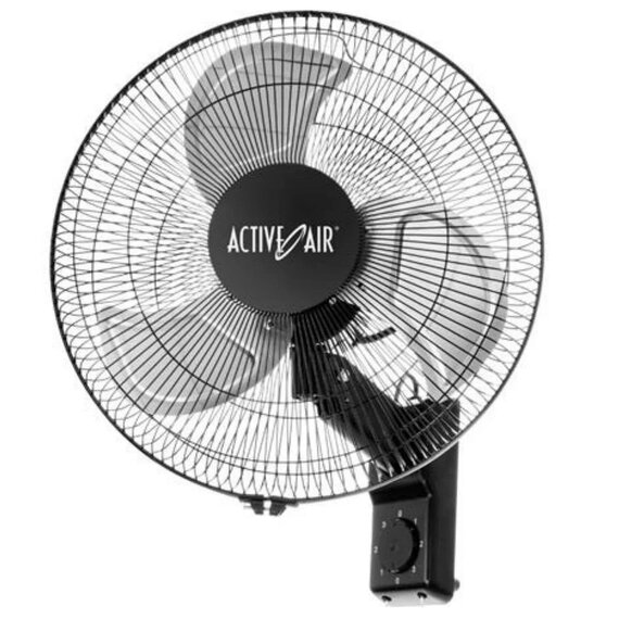 Active Air Heavy Duty Metal Wall Mount Fan - 16-in