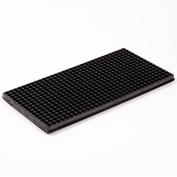 Grower Select 1020 Standard Plug Tray - 512-Cell - Square - Gloss Black - 3.4cc Cell Volume - Case of 80