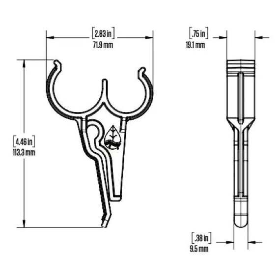Botanicare Irrigation Header Lock Clip - 10-Pack