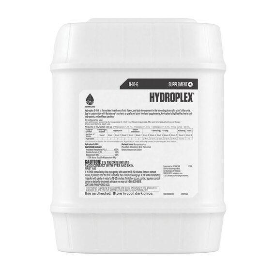 Botanicare Hydroplex Bloom Enhancer 0-10-6 - 5 Gal