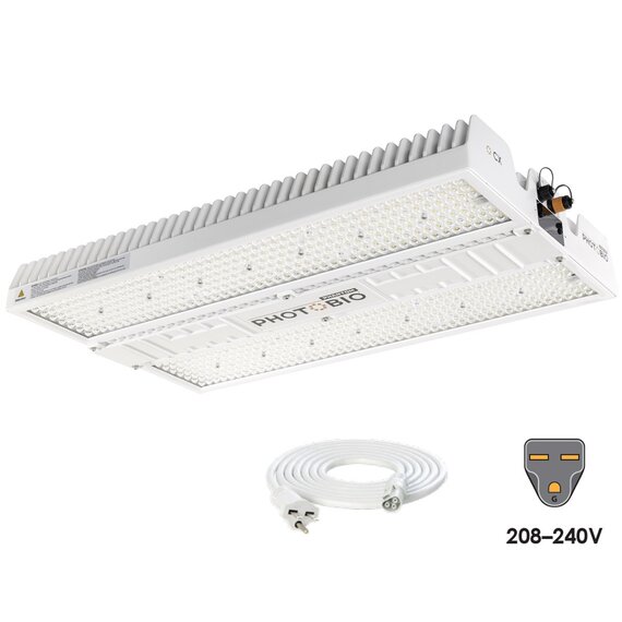 PHOTOBIO CX 2125 LED Grow Light - 850W - S4 Full Spectrum - 100-277V - 10-ft 208-240V Cord