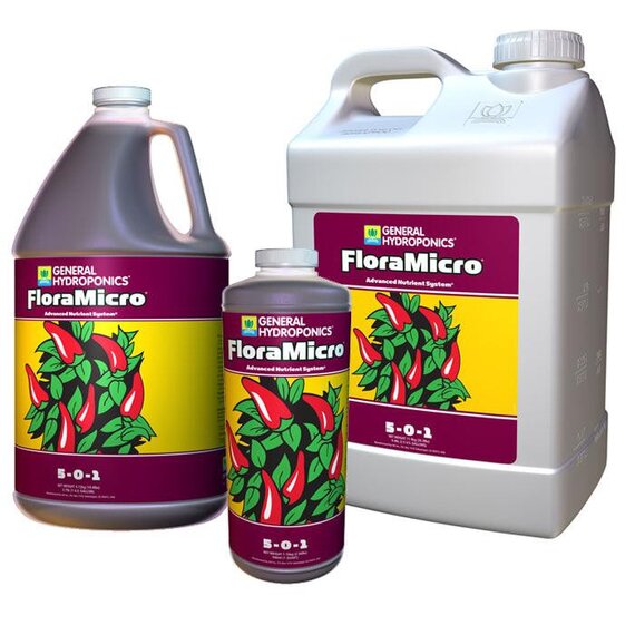 General Hydroponics FloraMicro 5-0-1 - 2.5gal