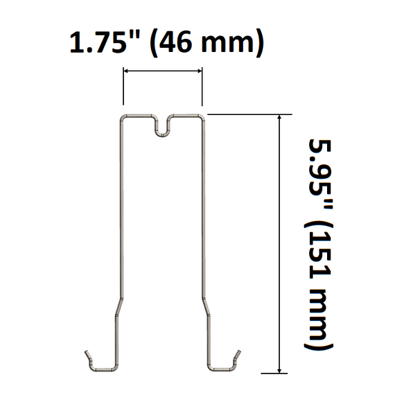 Fluence PSU2 + PSU1 Unistrut Wire Hangers for VYPR 3 - Fits Strut Widths up to 1-5/8-in