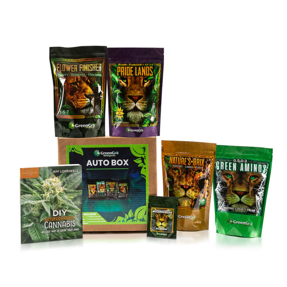 GreenGro Biologicals Auto Box Nutrient Kit for Autoflower Production