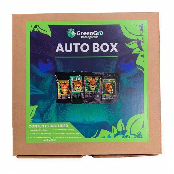GreenGro Biologicals Auto Box Nutrient Kit for Autoflower Production