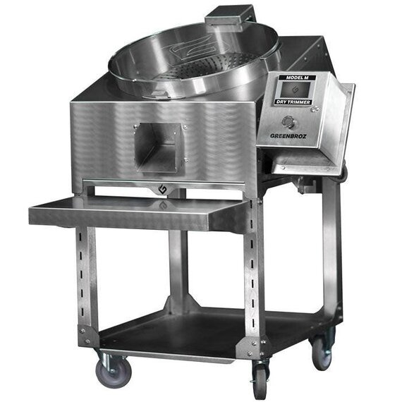 GreenBroz M+ Dry Trimmer with Rise Conveyor