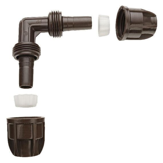 Netafim TechLock Elbow Fitting - 17mm - 25-Pack