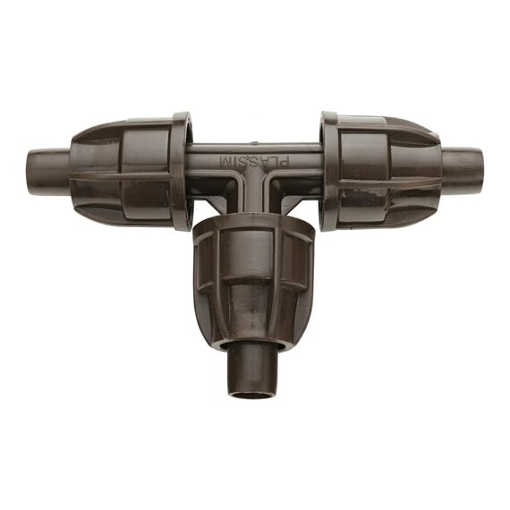 Netafim TechLock Tee Fitting - 17mm - 25-Pack