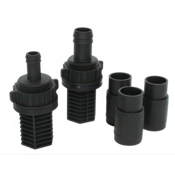 Hydro Flow Ebb & Flow Fitting Kit - 1/2-in & 3/4-in Outlets