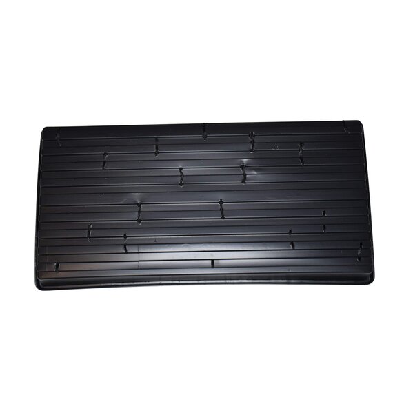 Landmark Plastic L Series 1020 Tray with Drainage Holes - Gray - 10.8 x 21.22 x 2.33-in - 100-Pack