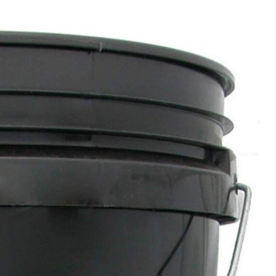 Hydrofarm Black Bucket - 5 Gal
