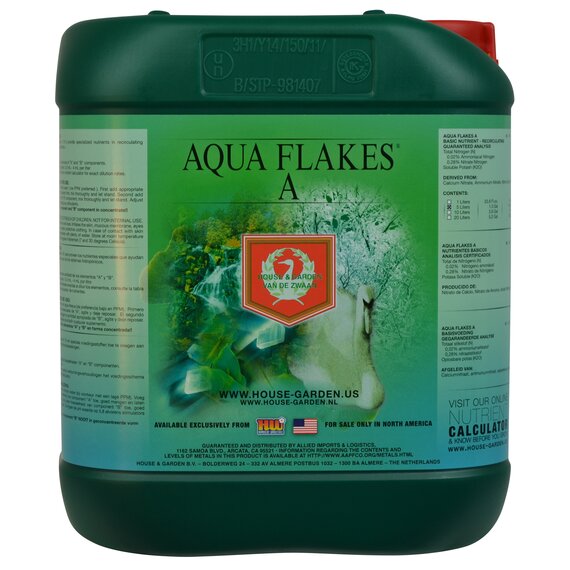 House & Garden Aqua Flakes A Base Nutrient - 5 L