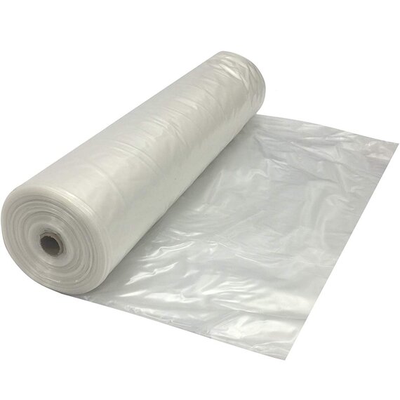 Warp Brothers Poly-Cover Construction & Agriculture Film - 4-mil - 14 x 100 ft - Clear