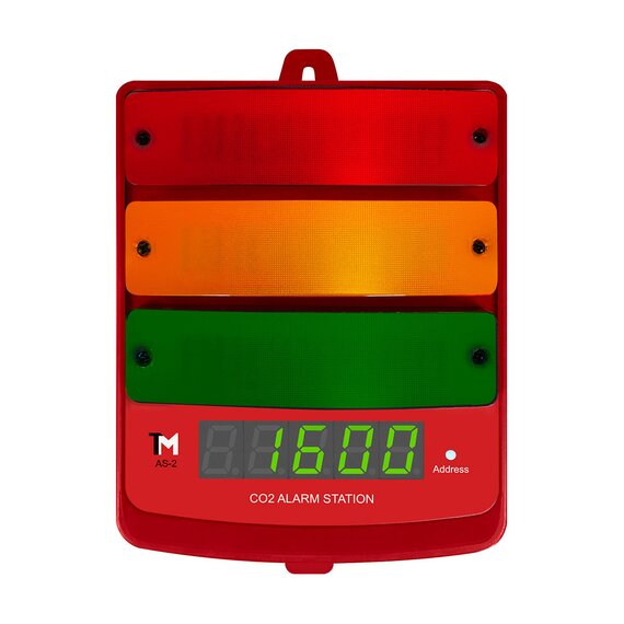 TrolMaster AS-2 CO2 Alarm Station with LED Display and Cable Set