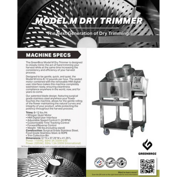 GreenBroz Model M Dry Trimmer