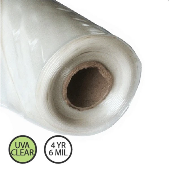 AT Films SUPER4 4-Year Greenhouse Film - 6 mil - 28 x 100-ft - Clear