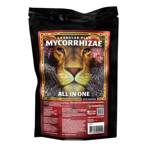 GreenGro Biologicals Granular Plus Mycorrhizae Soil Inoculant - 1 lb