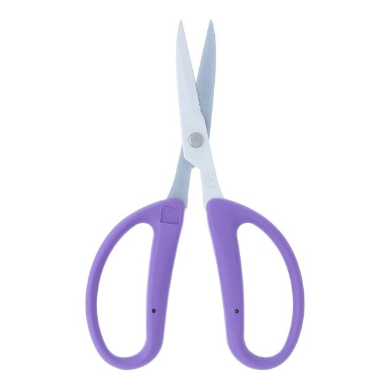 Chikamasa CRI-360SFV Stainless Steel Scissors with Wire Cutter - Fluorine Coated - Violet