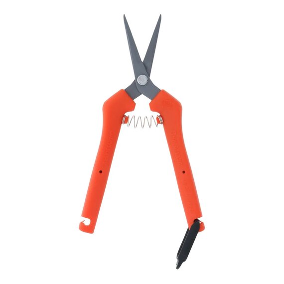Chikamasa TP-500SF Straight Blade Stainless Steel Pruning Shears with Fluorine Coating