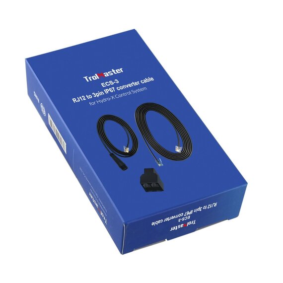 TrolMaster ECS-3 RJ12 to Threaded Waterproof Connector Converter Cable