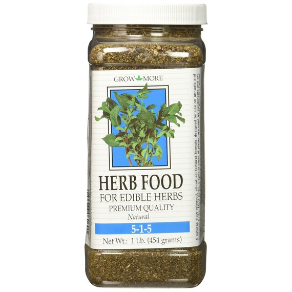 Grow More Herb Food 5-1-5 Fertilizer - 16 Oz