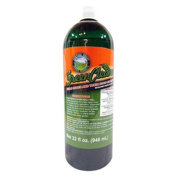 Central Coast Garden Products Green Cleaner Spider Mite Spray Concentrate - 32 Oz