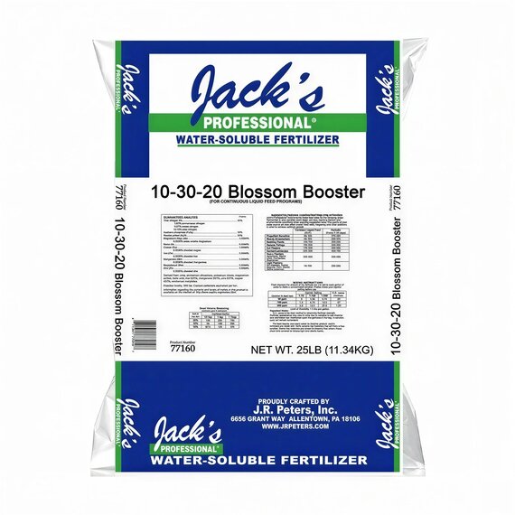 Jack's Professional 10-30-20 Blossom Booster Fertilizer - 25 lb