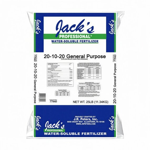 Jack's Professional 20-10-20 General Purpose Fertilizer - 25 lb