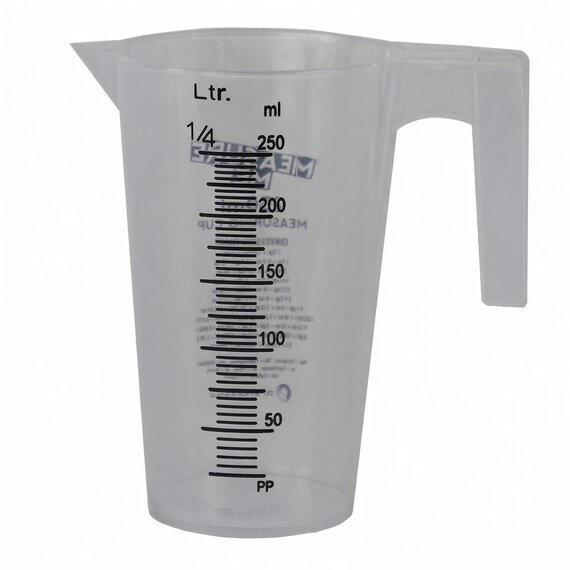 Measure Me Measuring Cup - 250 mL - 10 mL Increments - Translucent Plastic