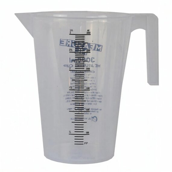 Measure Me Measuring Cup - 3000 ml - 7 x 8 x 9.5-in